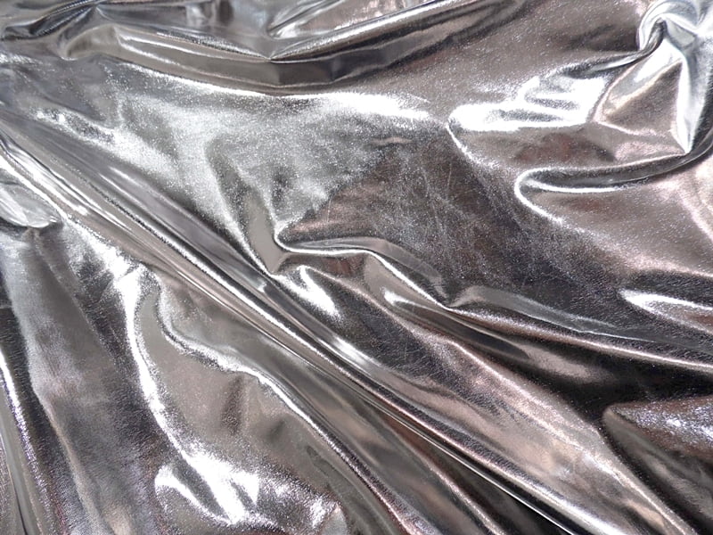 Ткань Диско трикотаж (серебро)